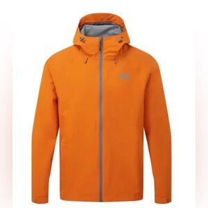 Gill Voyager Men XS Jacket Burnt Orange Rain Jacket Waterproof Rain Lightweight